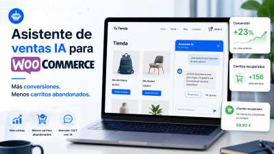 Asistente de ventas IA para WooCommerce: c&oacute;mo vender m&aacute;s sin aumentar tr&aacute;fico