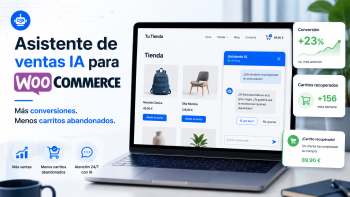 Asistente de ventas IA para WooCommerce: c&oacute;mo vender m&aacute;s sin aumentar tr&aacute;fico